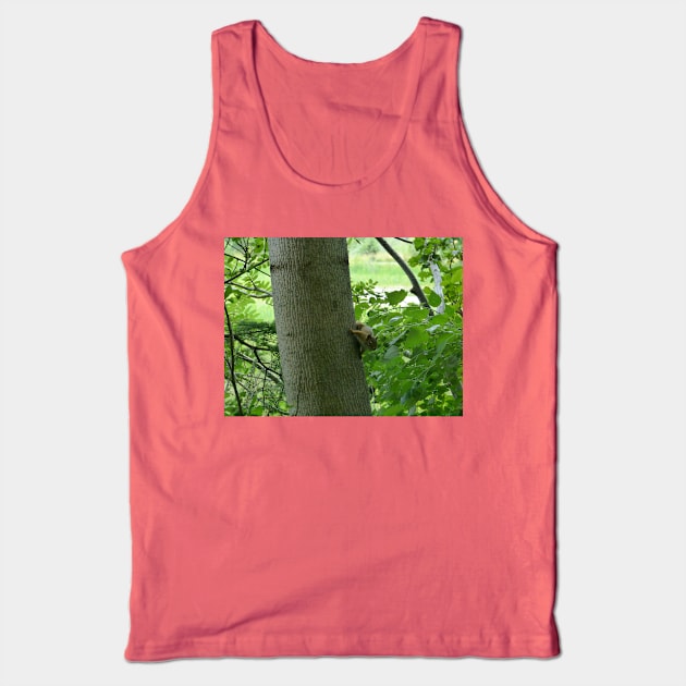 Red Squirrel Tank Top by Pad's Stuff